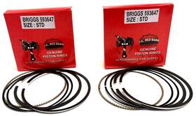 593647 Performance Saw Supply Two Standard Piston Kit Rings Fit Briggs V Twin 49 Cubic Inch Ohv Engines