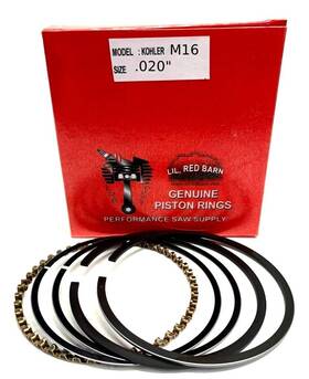 45-108-12-s Perfortmance Saw Supply Mahle Style .020 Inch Piston Rings Fits Kohler M16 Engines # 3.770