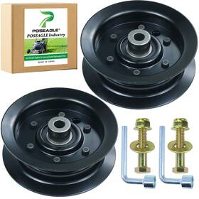 106-2175 Poseagle 07-073-2 2 Pack Idler Pulley Replaces Toro Flat Pulle