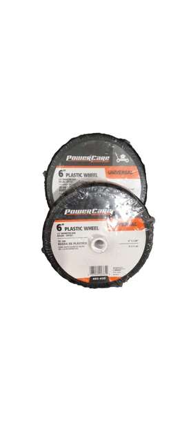 460-435 Powercare Set Of 2 Universal 6 Inch X 1.50 Wheel 1/2 Nylon Diameter Hub Offset