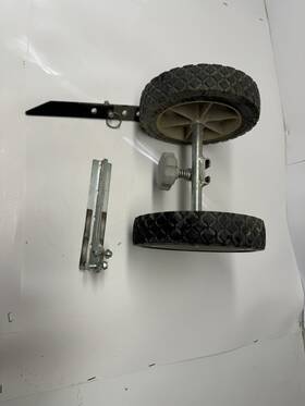 Pcv43.2 Powermate Power Mate Cultivator Tiller Model 43 Cc Tires / Rear Mount Assembly