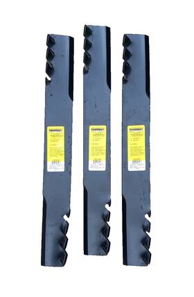 B1pd5009 Predator 2 Set Of 3 20-1/2 Inch Mulching Mower Blades Fits Universal 60