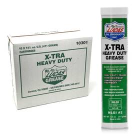 5864223395 Products Inc Lucas X-tra Lithium Grease 14.5 Oz. Cartridge Pack Of 10