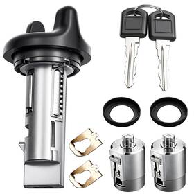 Lyc-dhkg-a026 Quivimoro Ignition Switch And Door Lock Cylinders With Keys Fit For 1995 1996 1997 Chevy