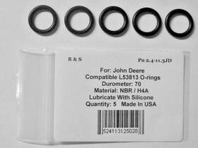 2.4-11.3jd R&s L53813 5 Compatible John Deere O-rings / Nbr H4a Material