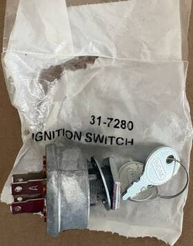 31-7280 Rotary Nos Indak Ignition Switch Replaces Toro/wheelhorse And Kohler