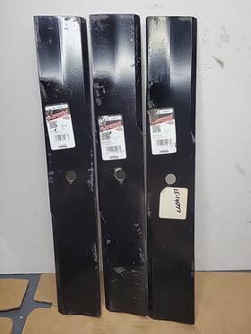 574481101 Rotary Qty 3 Usa Copperhead Blades Husqvarna Pz Series With 54 Inch Decks