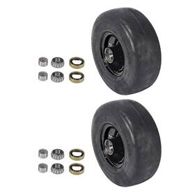 16062 Rotary Corp Set Of 2 11 X 4.00 5 Wheel Assemblies