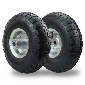 Rrq 785034916922 2 Pack 10 Inch Pneumatic Wheel 4.10/3.50-4 Tire Wheels With