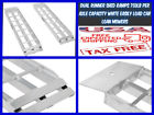 S-368-1500 White Dual Runner Shed Ramps Per Axle Capacity 696226866140