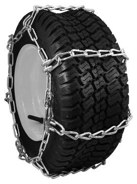 1062255 Scc Heavy Duty Zinc Tire Chains For Snow Blowers And Garden Tractors Set Of 2