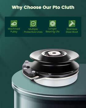 102gsh403ffg343 Scitoo Electric Pto Clutch Lawn Mower For 18-27 Hp Kohler 19-27 Kawasaki Engine