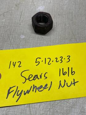 650594 Sears Suburban 16/6 Tractor Tecumseh Oh160 Engine Flywheel Nut