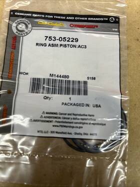 753-05229 Sears Genuine Crafstman Part Ring Asm Piston Ac3