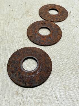 917.251050 Sears 9914m Suburban 12 Tractor 42 Inch Mowing Deck Large Cupped Blade Washers