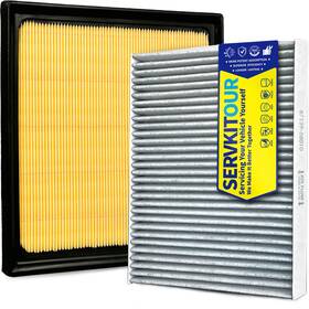 87139-58010 Servkitour Cabin And Engine Air Filter Set For Subaru Crosstrek Outback Impreza