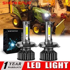 2038r Shenkenuo 611223348697 2 H4 Bulbs For John Deere 1025r 2025r 2032r 2017-2021 Led Headlights 6000k
