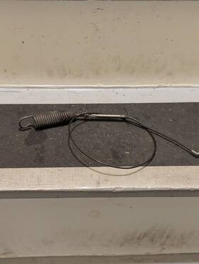 1732471sm Simplicity Snapper 1732471 Auger Drive Cable And Spring Assembly Rh Snow Blower
