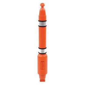 Post01-o Skipper Single Belt Post 39-13/32 Inch H Orange