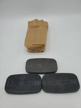 7011747 Snapper 11747 Lot Of 3 Oem Clutch/brake Rubber Pedal Pad -new Old Stock