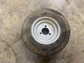 3012523bve Snapper Rear Engine Rider Wheel With Tire Is Cracked And Weathered