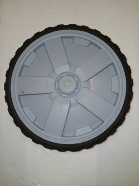 734-04533a Snapper 11 Inch X 2 Push Mower Rear Wheel With Grey Hub Cap