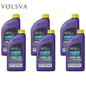 36250 Speedway Motors Royal Purple Hps 20w50 High Performance Engine Oil 6 Quart Case
