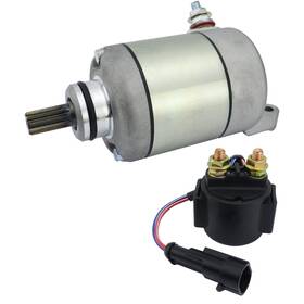 Ss438 Stabsoli 115 Starter Motor And Solenoid Relay For Polaris Outlaw 525 2007-2011 450 S