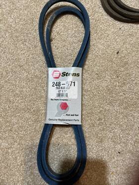 248-071 Stens Belt 1/2 Inch X 71 - Nos