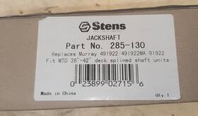 40318x50b Stens For Murray 285-130 Jackshaft 491922ma 40307x58b 40316x11b 40371