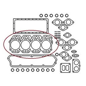 3681e016 Stevens Lake Parts Head Gasket Fits Mf 3065 3370 698t Caterpillar 416 426 Jcb