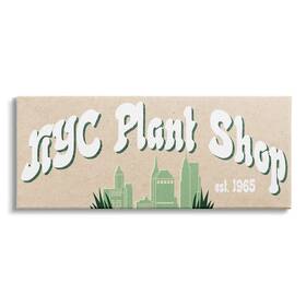 Stupell Industries 196216255102 Nyc Plant Shop Green Grass Skyline Est. 1965 Design By Daphne Polselli Canva
