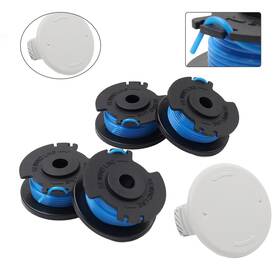 Successsss 536123180577 Spools 0.065 4 Pack With Cap Fit For Hart Auto-feed String Trimmers Nylon And Abs