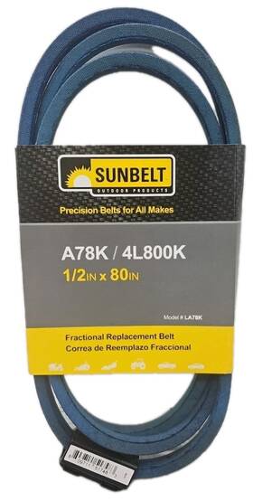 La78k Sunbelt A78k New Outdoor A78k/4l800k Fractional Replacement Belt #la78k 88