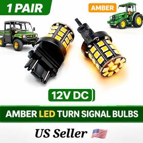 Am133169 Superlative Supplies Pair Amber Led Turn Signal Bulbs For Deere Gator Xuv865 12v 21w Brightness