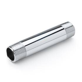 000360-40 T&s Brass 671262673150 Nipple 3/8 Inch Npt X 4 Long Chrome Plated