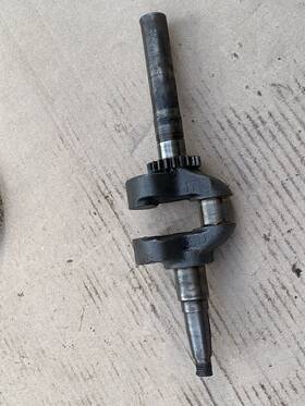 36170 Tecumseh Rupp 3.5 Hp Crankshaft For Engine Hs35 Damaged
