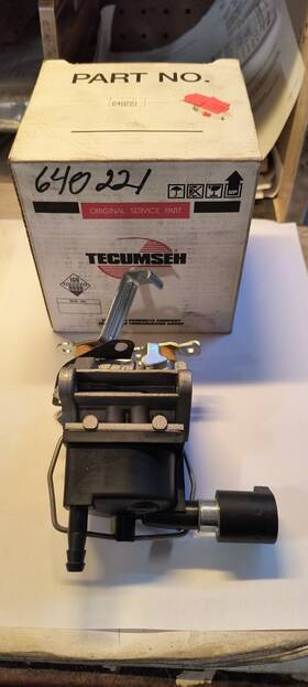640221 Tecumseh Genuine Carburetor With Fuel Solenoid