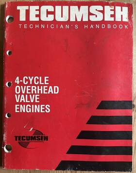 740043 Tecumseh Technicians Handbook 4-cycle Overhead Valve Engines