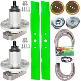 L120 Tengmujx Spindle 4 Idler 2 Blade 1 42 Inch Deck Rebuild Kit For Jo Hn Deere Mower L110 L111 L118 Inclu