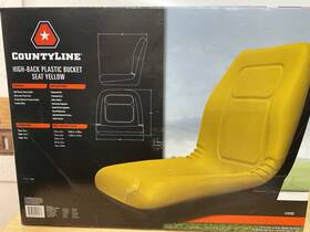 100973 The Rop Shop 149 Yellow High Back Bucket Seat - County Line