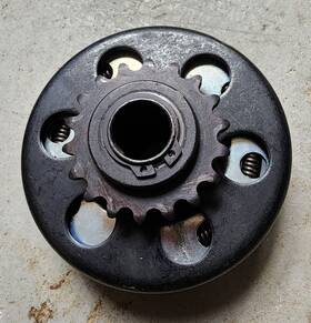 101547 The Rop Shop 1 Centrifugal Clutch With 3/4 Inch Bore 32 Tooth #35 Chain For Go Kart Or Mini Bike