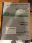 Tm1594 John Deere Pto Drive Attachments Snowblow Broom Technical Manual