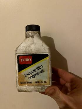 Toro 021038389035 2cycle 32 1 Engine Oil - 8oz Bottle