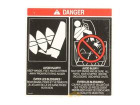 104-4135 Toro Genuine Oem Part # Danger Decal