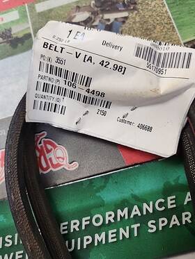 106-4498 Toro Belt