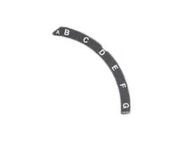 125-2497 Toro Genuine Oem Part # Rear Height Of Cut Decal