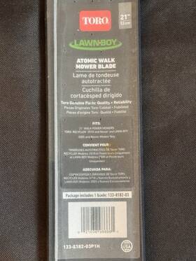 133-8182-03p1h Toro 133-8182-031ph 21 Inch Atomic Walk Mower Blade Fits Power Lawn Mowers