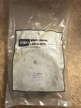 19-2650 Toro Genuine Oem V-belt Fits Some Wheelhorse Mowers