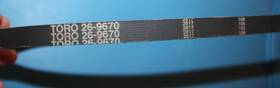 26-9670 Toro Genuine Oem Part # Belt Snow Thrower And Proline Traction